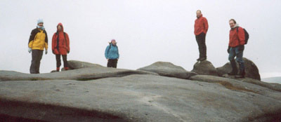 Cathy, Ali, Celia, Ben, Gareth