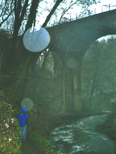 Jamie and the bridge-swinging bridge