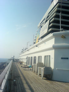 The top deck