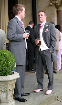 Mike with his best man